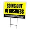 Signmission Going Out Of Business Yard & Stake outdoor plastic coroplast window, C-1216 Going Out Of Business C-1216 Going Out Of Business - alternate 1